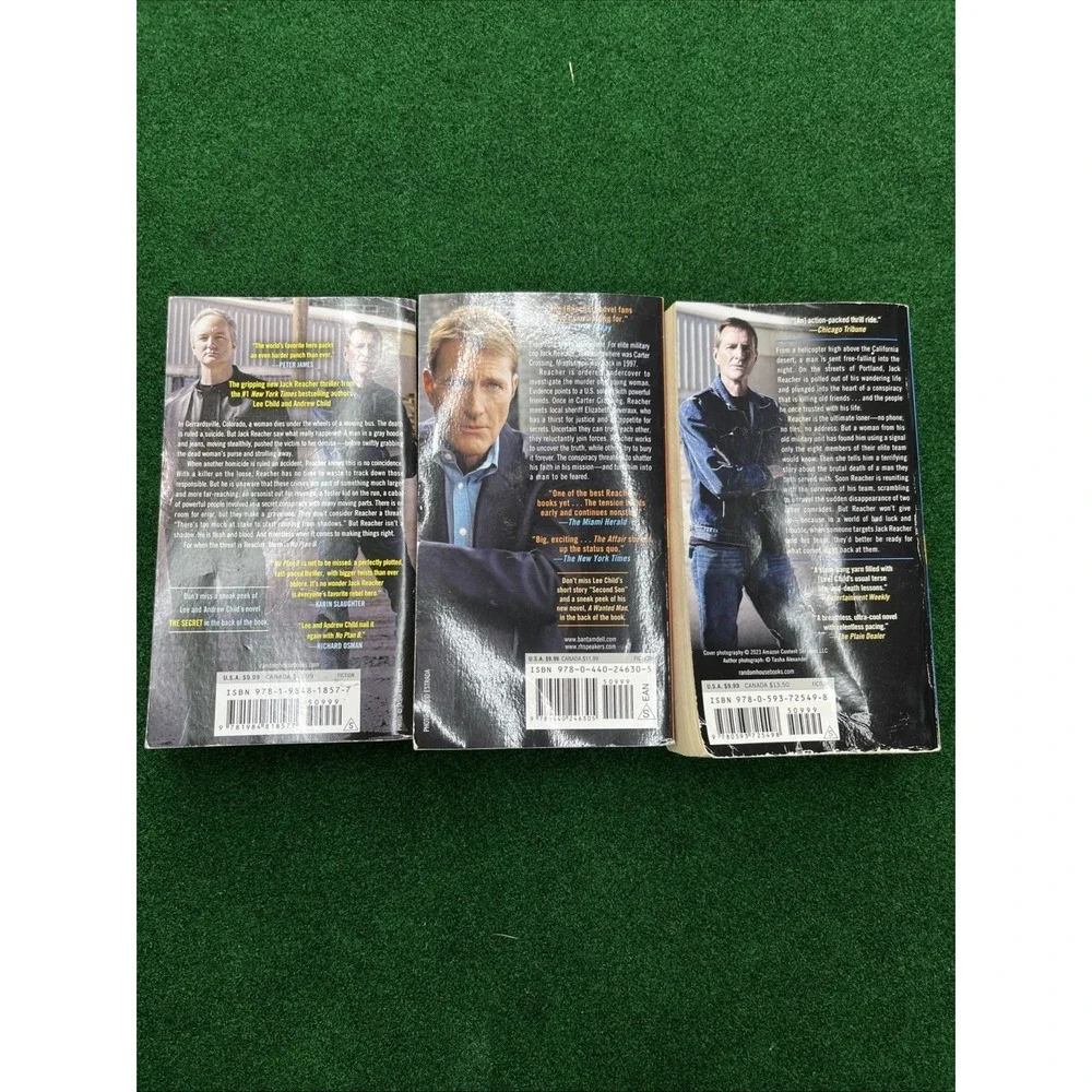 Lot Of 7 Lee Child Jack Reacher Random Novels 1 Hardcover 6 Paperback